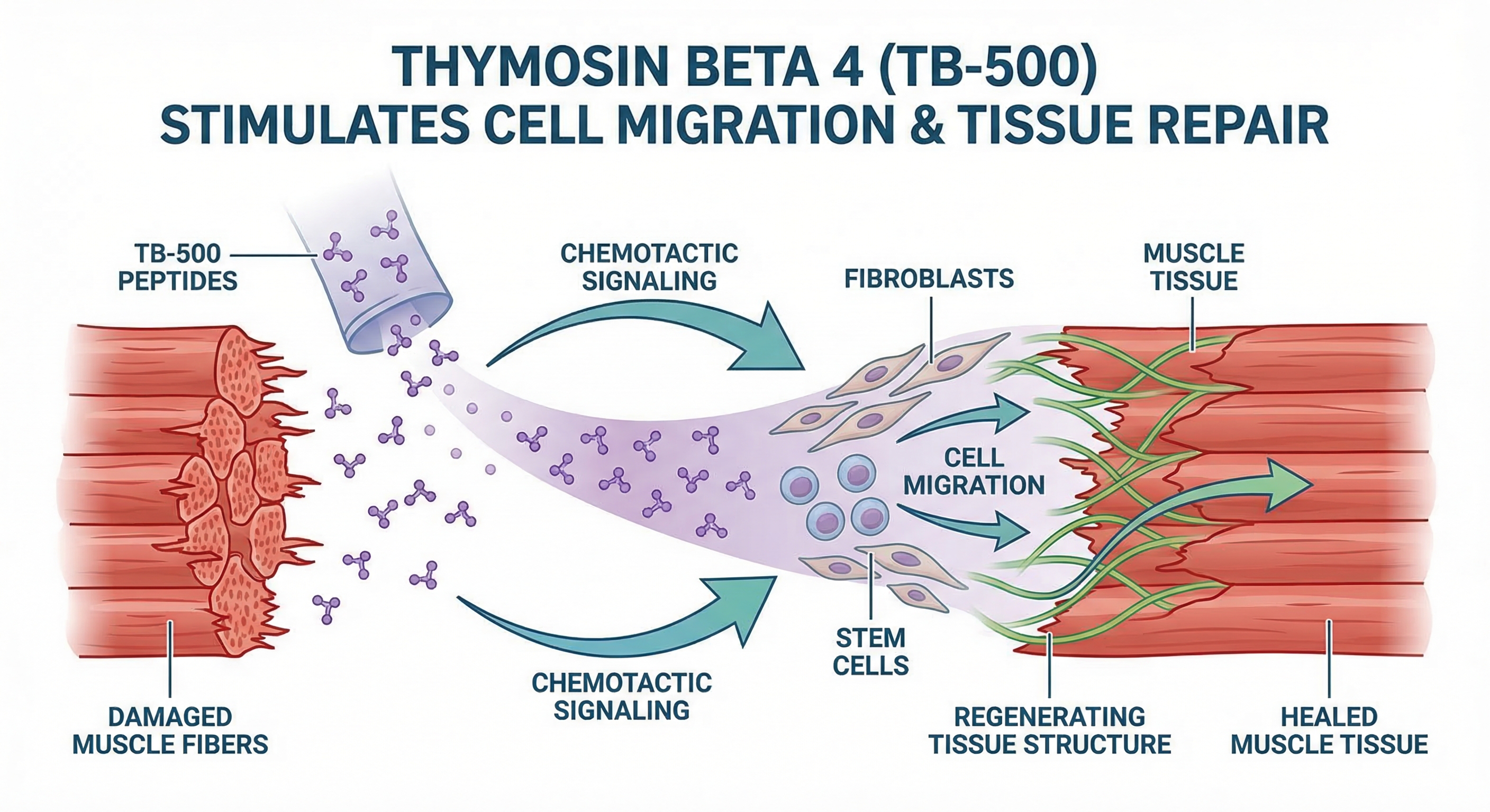 key healing properties of TB 500 peptide