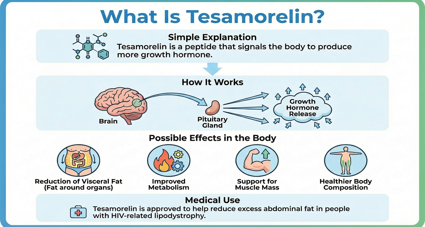 TESAMORELIN benefit
