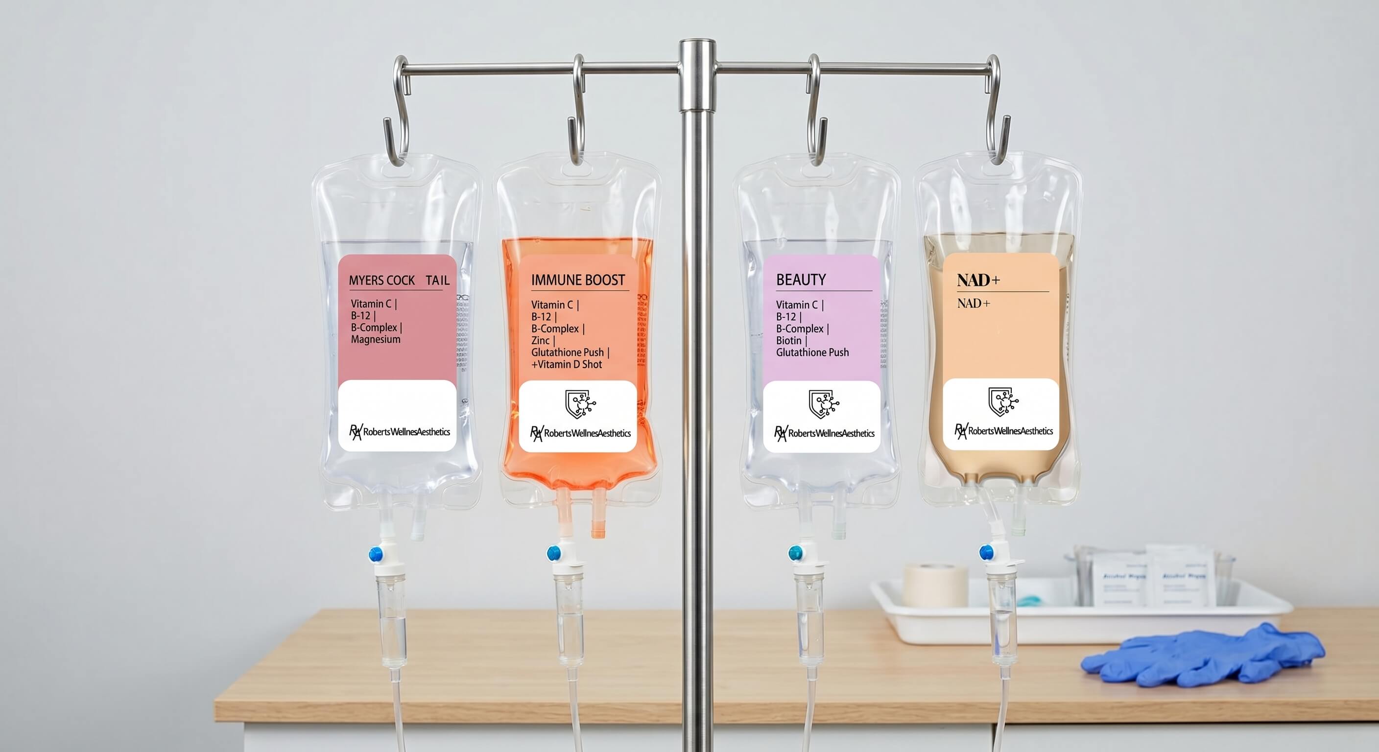 Comparison with other common IV drips