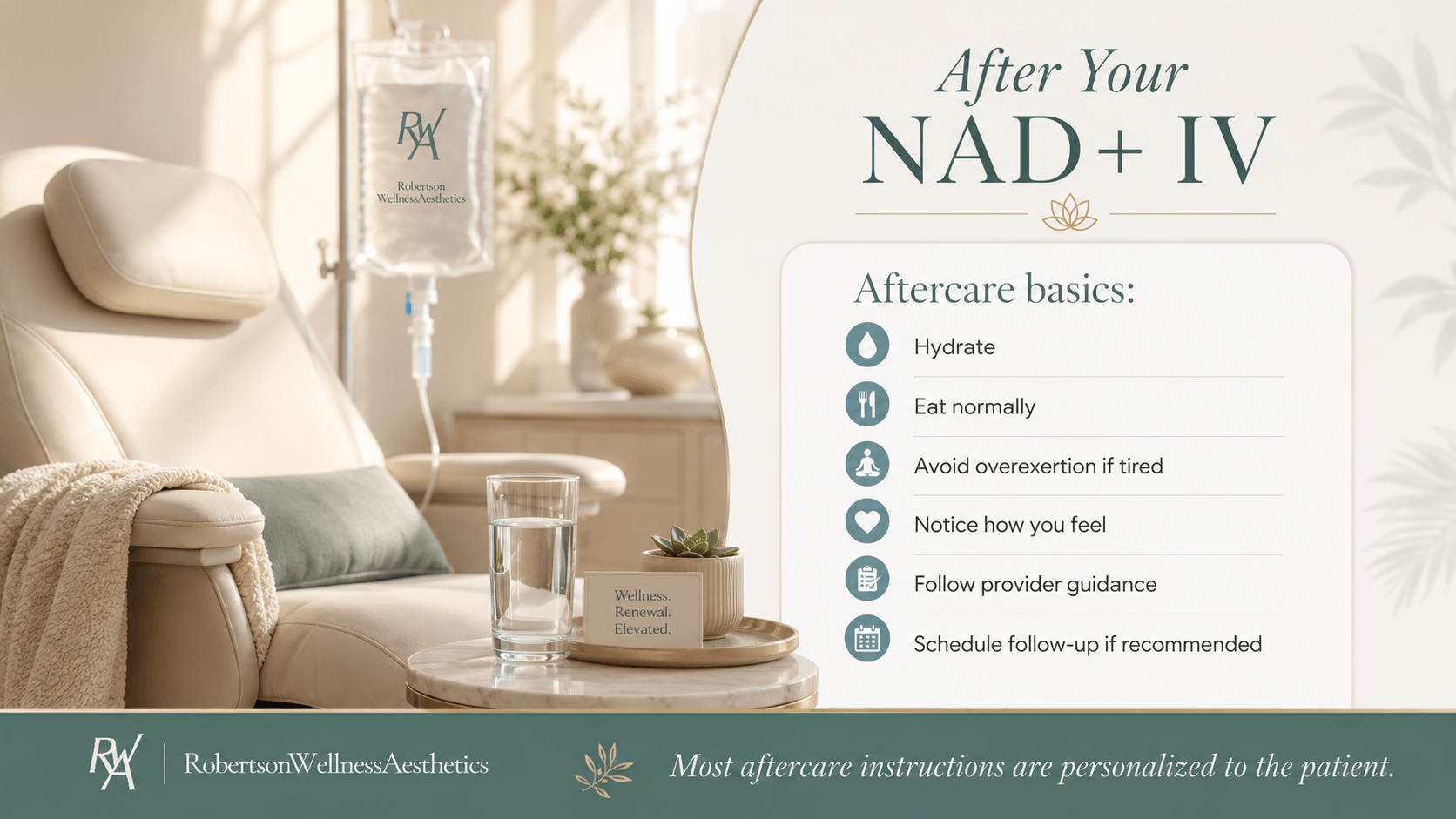 After your NAD+ IV session image