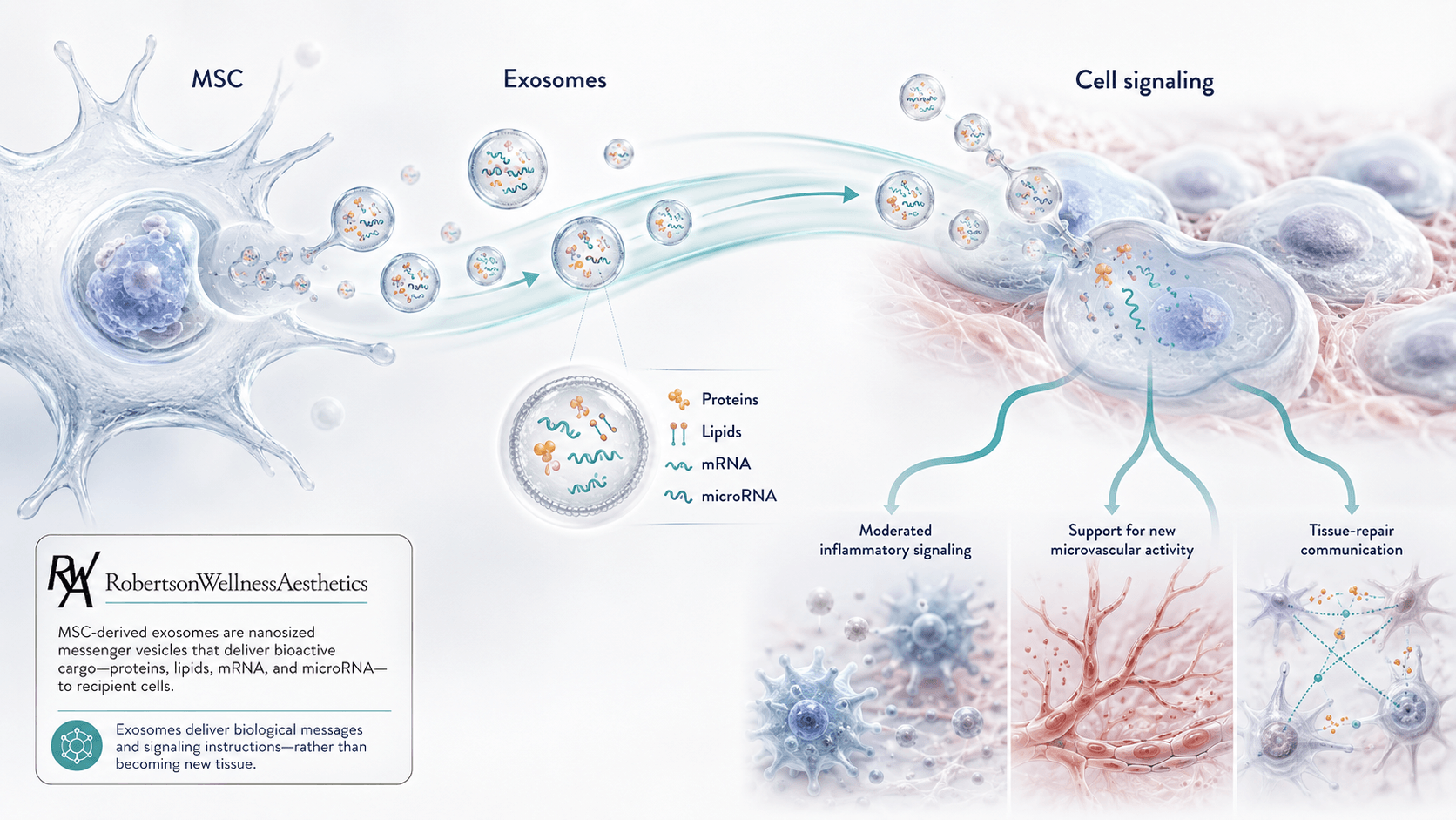 How does exosome therapy work