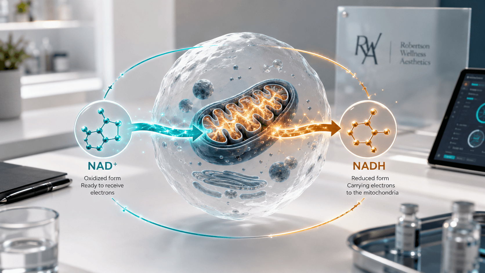 NAD+ vs NADH