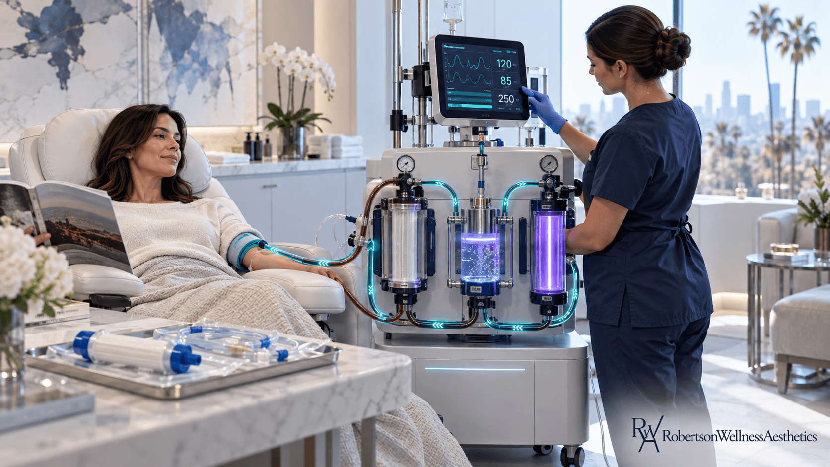 EBOO + UV Light Therapy