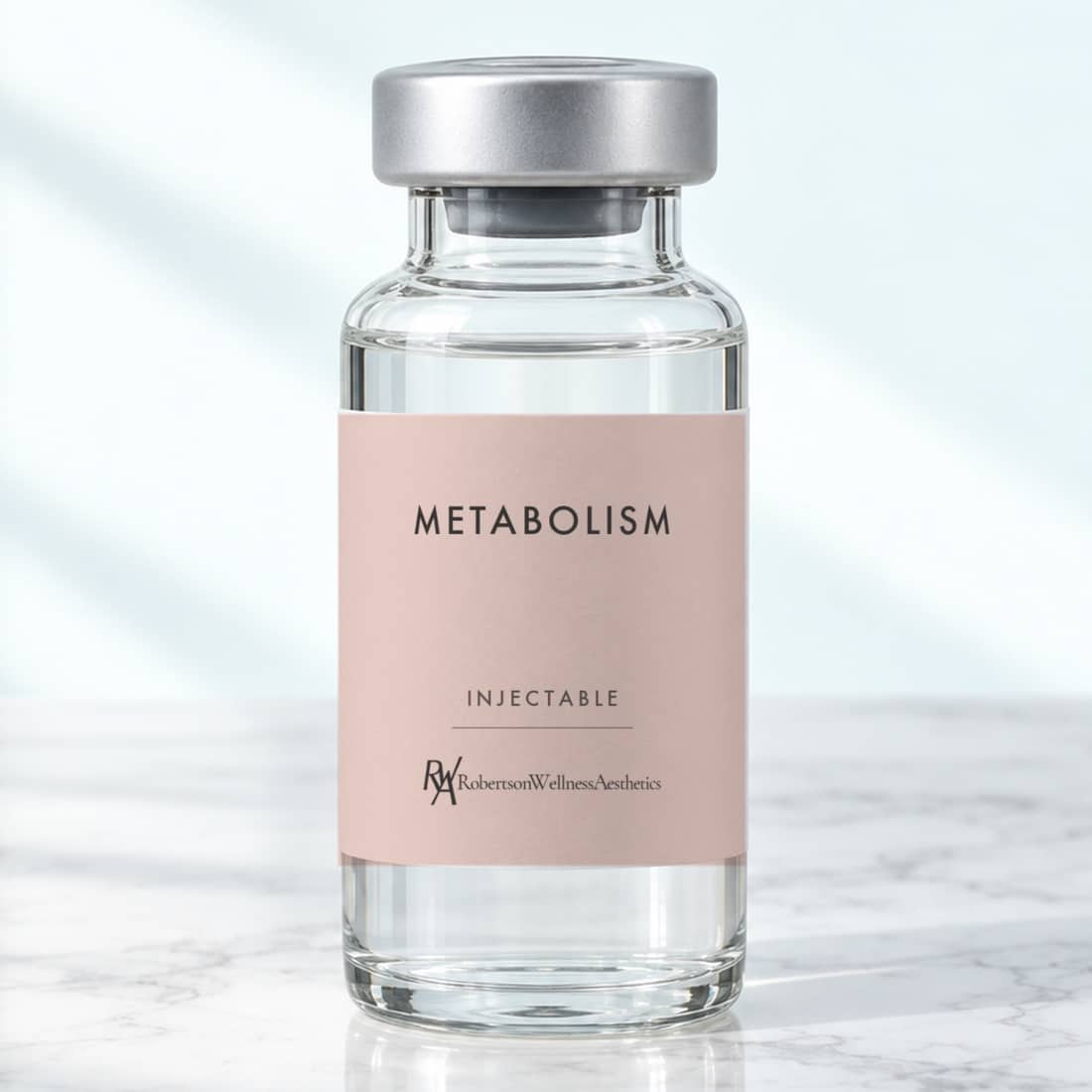 Metabolism injection vial at Robertson Wellness & Aesthetics, Beverly Hills