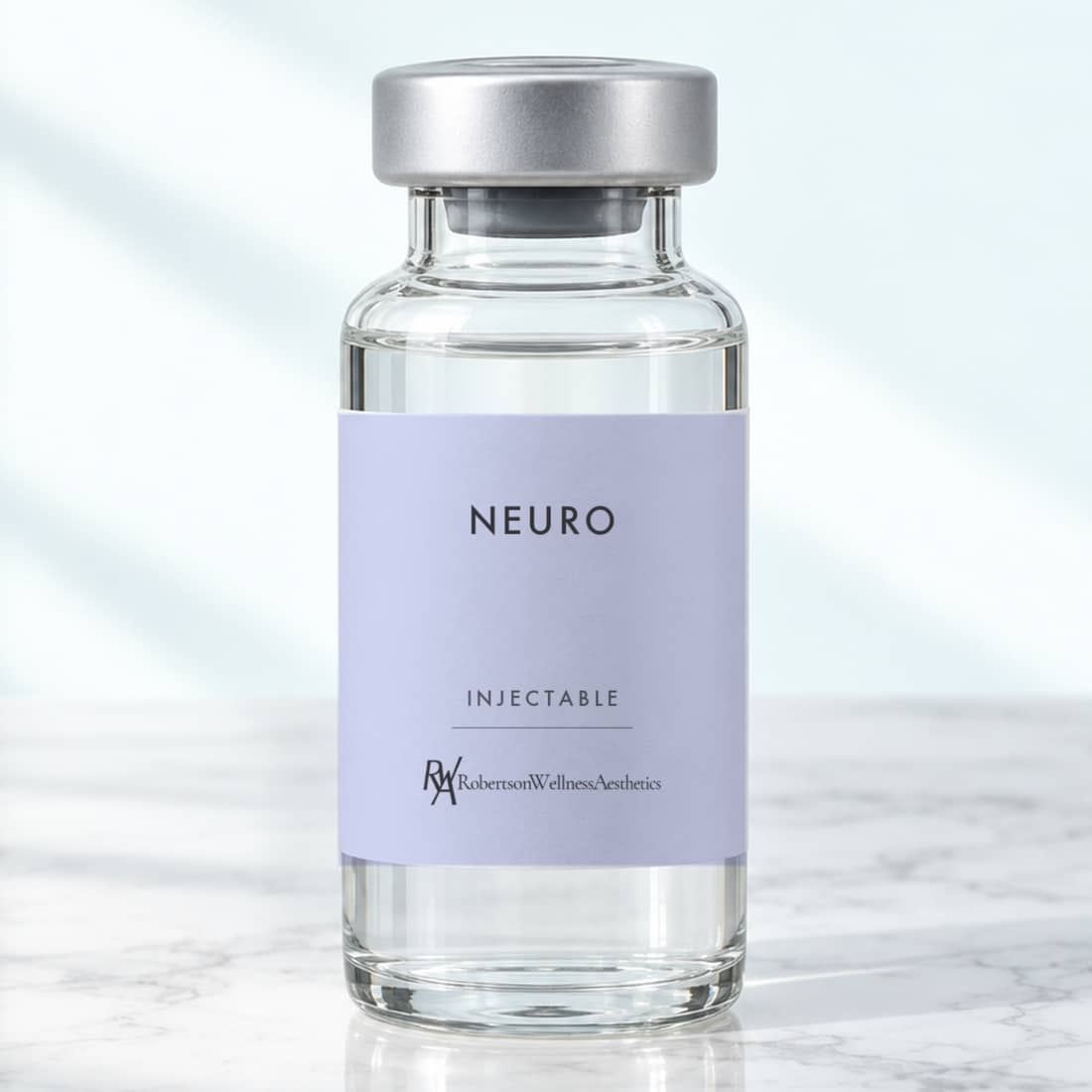 Neuro injection vial at Robertson Wellness & Aesthetics, Beverly Hills